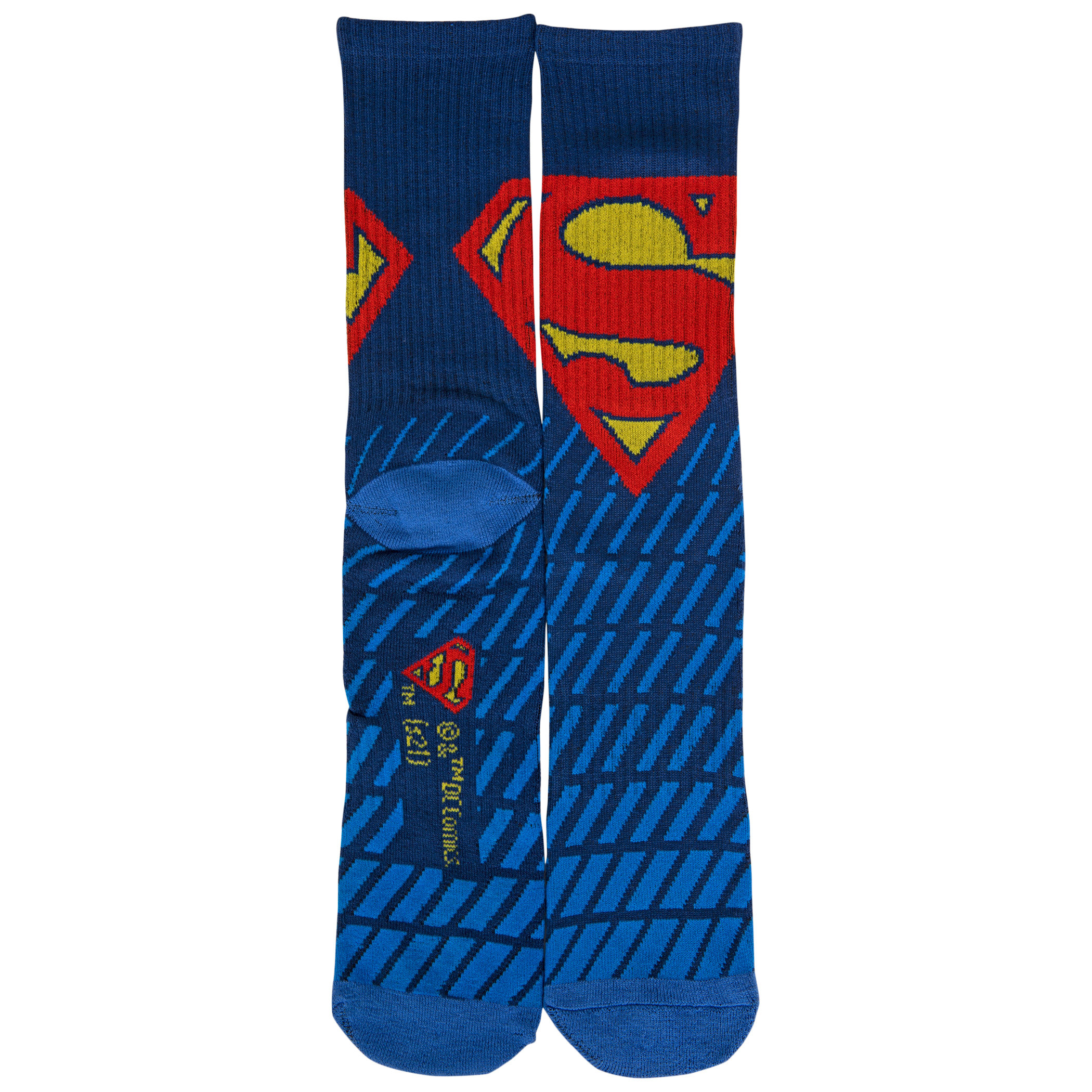 Superman Logo Fading Crew Socks